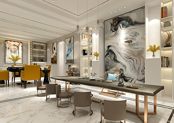 120平米昆明湖现代简约家装案例效果图